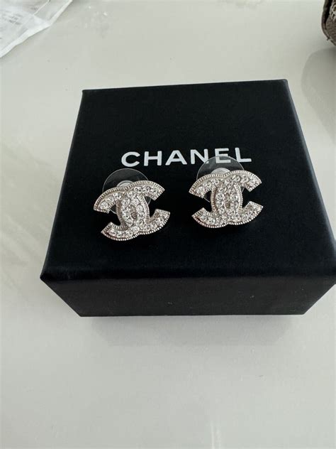 chanel ohrringe second hand|Chanel ohrringe original neu.